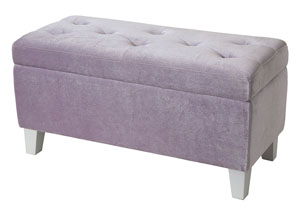 Purple storage bench discount